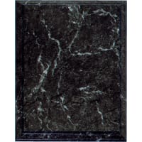 6" x 8" Improved Black Marble Finish Plaque