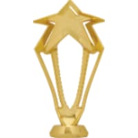 7" Gold 3-D Rising Star Figure