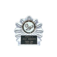 4 1/4" Clear Flame Sculpted Ice