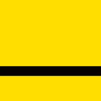 12" x 24" x .004" Yellow/Black UltraThins Plastic w/Adhesive