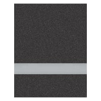 23 1/2" x 24" x 1/16" Graphite/Silver Duets Laser Indoor Plastic