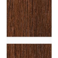 23 1/2" x 49" x 1/16" Black Walnut/White Duets Laser Indoor Plastic