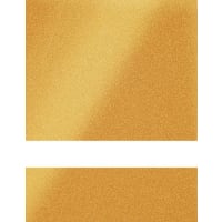 24" x 49" x 1/16" Clear Matte/Gold Duets Reverse Laser XT Plastic *Indoor Only*