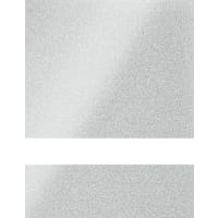 12" x 24" x 1/16" Clear Matte/Silver Duets Reverse Laser XT *Indoor Only*