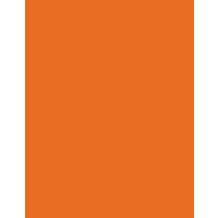 24" x 24" x 1/8" Orange Duets ADA Substrate Plastic