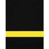 12" x 24" x 1/16" Black/Yellow Matte Duets Laser XT Plastic