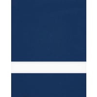24" x 49" x 1/16" Navy/White Matte Duets Laser Indoor Plastic