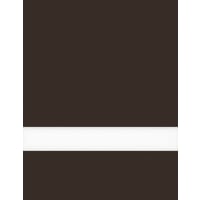 12" x 24" x 1/16" Chocolate Brown/White Matte Duets Laser XT Plastic
