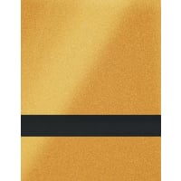 24" x 24" x 1/16" Gold/Black Duets Laser Indoor Plastic