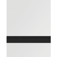12" x 24" x .020" Trophy Silver/Black Duets Flexible Contours Plastic