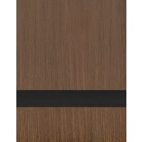 12" x 24" x 1/16" Deep Bronze/Black Duets Laser Indoor Plastic