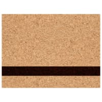 12" x 18" Cork Laserable Leatherette Sheet Stock with Adhesive