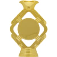 5 1/2" Gold Diamond Riser with 2" Insert Holder