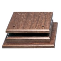 9" x 9" x 1 3/4" Cherry Finish Economy 4-Post Set
