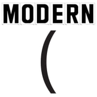 6"(H) Black Modern Font Left Parenthesis Gemini Pronto Changeable Copy