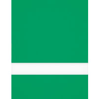 12" x 24" x 1/16" Spring Green/White Matte Duets Rotary Indoor Plastic