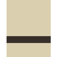 24" x 24" x 1/16" Beige/Chocolate Brown Matte Duets Rotary Indoor Plastic