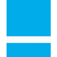 24" x 49" x 1/16" Light Blue/White Matte Duets Rotary Indoor Plastic