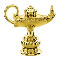 3 1/4" Lamp of Knowledge Figure, Style RP80334