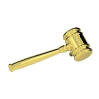5" Plastic Gavel Relief