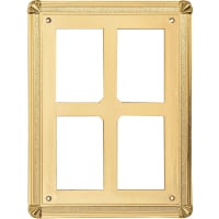 6" x 8" Gold Plastic Plaque Frame