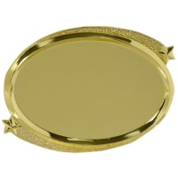 3 1/2" x 2 1/2" Oval Plaque Mount with 3" x 2" Insert Holder