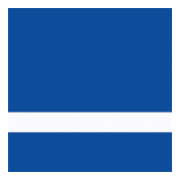 12" x 24" x 1/16" Matte Royal Blue/White Gemini Duets Selects