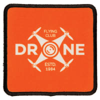 3" x 3" Square Sublimatable Patch with Adhesive & Black Border