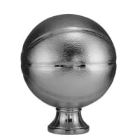 11 1/2" Silver Basketball Resin