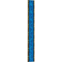 45" Blue/Gold Round Starlight Trophy Column
