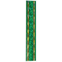 45" Green/Gold Rectangular Starlight Trophy Column