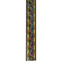 45" Black/Gold Rectangular Starlight Trophy Column