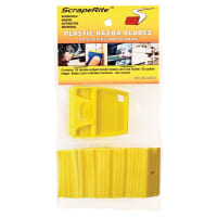 ScrapeRite Lil'Gripper Holder with 25 Yellow Acrylic Blades