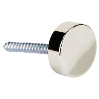 .47" Kota Pro Polished Chrome Alum Screw Cap Stand-Off PCKGD 4 PCS-PRICE BY PC
