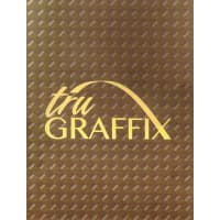 12" x 24" x .018" Black Carbon Fiber Tru Graffix Brass Plated Steel