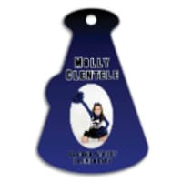 4" x 2.75" Unisub FRP Sublimatable 2-Sided Megaphone Luggage Tag