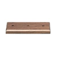 2 1/2" x 7 1/2" x 5/8" Value Cherry Finish Economy 2-Post Lid