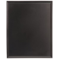 8" x 10" Value Solid Black Finish Plaque