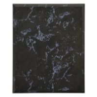 8" x 10" Value Black Marble Finish Plaque