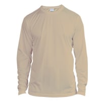 X-Small Tan Solar Micro-Fiber Long Sleeve T-Shirt
