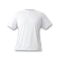 Youth Medium White Short Sleeve Basic T-Shirt
