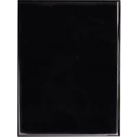 7" x 9" Value Black Piano Finish Plaque