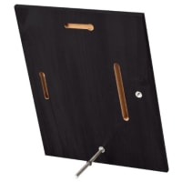 9" x 12" Gloss Value Black Finish Plaque with Pin