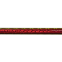 45" Maroon/Gold Round Vapor Column