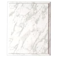 10 1/2" x 13" White Marble Finish Plaque