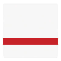 24" x 24" x 1/16" White/Red Duets Ultimates