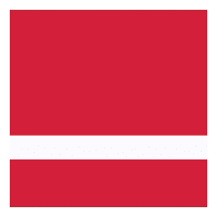 24" x 49" x 1/8" Red/White Duets Ultimates