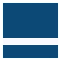 24" x 24" x 1/16" Blue/White Duets Ultimates