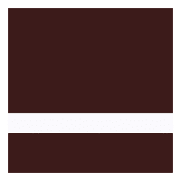12" x 24" x 1/16" Chocolate Brown/White Duets Ultimates