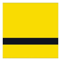 12" x 24" x 1/16" Safety Yellow/Black Duets Ultimates